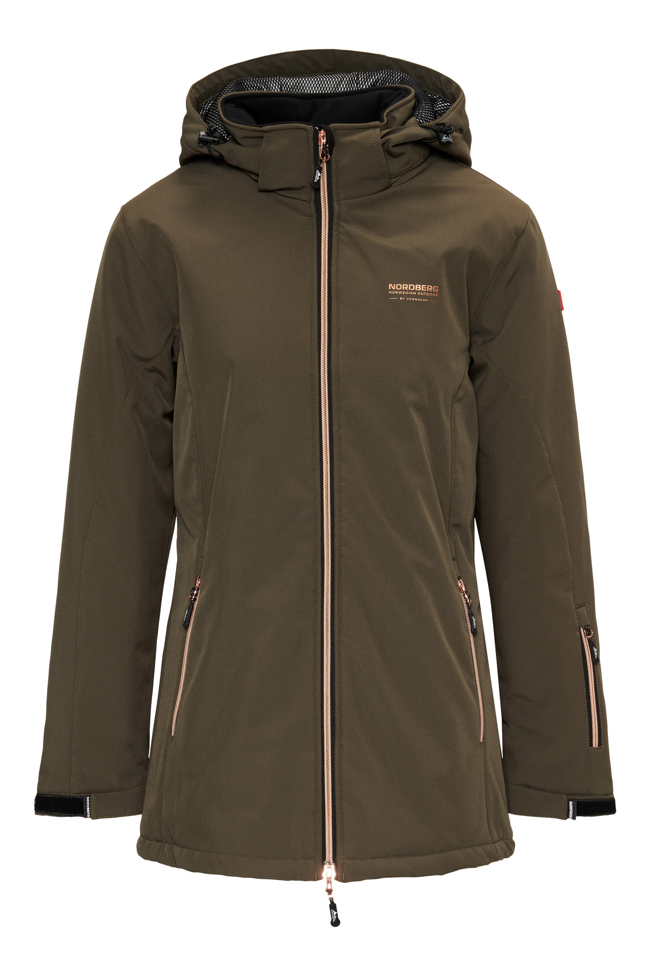 Astera Padded Softshell Army - Nordberg Outdoor